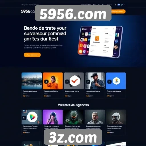 Características do design e usabilidade do 5956.com