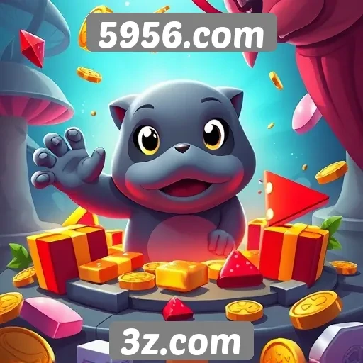 Exploração do catálogo de jogos em 5956.com